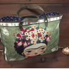 Borsa donna Frida Kahlo verde