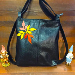 Borsa zaino donna pelle