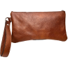 Pochette uomo in vera pelle con maniglia